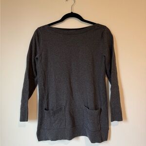 Vintage Jeanne Pierre Boatneck Sweater Gray